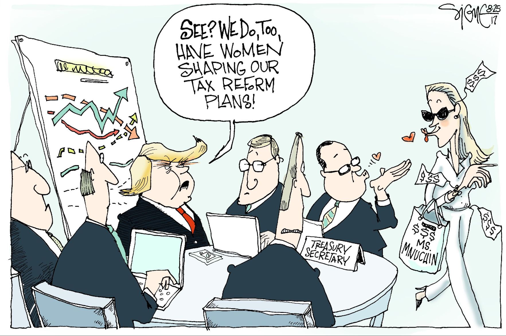 Signe Wilkinson editorial cartoon